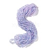 Spray Painted Transparent Glass Beads Strands X-GLAA-P060-01A-16-2