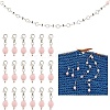 1Pc Acrylic Number Bead Knitting Row Counter Chains HJEW-BC0001-34B-1