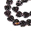 Handmade Millefiori Glass Beads Strands LAMP-T021-29B-3