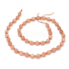 Natural Sunstone Beads Strands G-O201B-26-2
