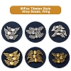 80Pcs Tibetan Style Alloy Beads FIND-FS0003-59-2