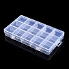 Rectangle Polypropylene(PP) Bead Storage Container CON-N011-047-3