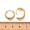 Rack Plating Ring Brass Hoop Earrings for Women EJEW-C125-11G-5