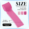 3 Rolls Polyester Raw Edges Ribbons SRIB-TAC0002-26A-4