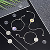 Unicraftale DIY Blank Dome Link Bracelet Making Kit DIY-UN0004-28-2