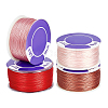 4 Rolls 4 Colors Special Coated Nylon Beading Threads for Seed Beads OCOR-PH0006-50B-1