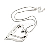 Alloy Pendant Necklaces NJEW-K261-08B-PAS-3