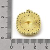 Brass Micro Pave Cubic Zirconia Pendants KK-U072-40B-G-4