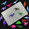 Dinosaur DIY Silhouette Silicone Molds DIY-G046-21-1