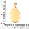 304 Stainless Steel with Rhinestone Pendants Hand Polished LS-STAS-Z171-24G-02-3