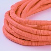 Handmade Polymer Clay Beads X-CLAY-R067-8.0mm-14-2