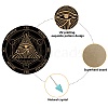 CREATCABIN 1Pc Chakra Gemstones Dowsing Pendulum Pendants FIND-CN0001-15G-3