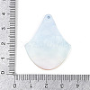 Marine Organism Series Fan Shape Acrylic Pendants OACR-Q101-03A-3