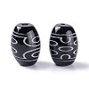 Tibetan Style dZi Beads TDZI-Z001-09-2