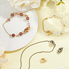 4Pcs 2 Colors Brass Double Fold Over Clasps FIND-FH0010-40-5
