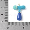 Brass Enamel Pendants X-KK-E093-03G-T-01-3