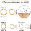 Unicraftale 480Pcs 12 Style 304 Stainless Steel Open Jump Rings STAS-UN0033-21-5