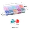 600Pcs 10 Colors Round Imitation Gemstone Acrylic Beads OACR-YW0001-93-4