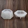 Hexagon DIY Silicone Candle Holder Molds DIY-Q037-01B-3