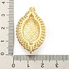 Brass Micro Pave Clear Cubic Zirconia Pendants KK-P263-20B-KCG-3