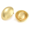 Brass Oval Stud Earrings EJEW-K293-05G-2