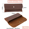 Retro Horse Leather Clutch Wallet for Men AJEW-WH0258-343-2