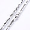 Non-Tarnish 304 Stainless Steel Rope Chain Necklaces NJEW-F227-08P-07-2