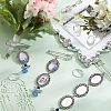 CHGCRAFT 6Pcs 3 Style Photo Charm Alloy Brooches DIY-CA0004-26-5