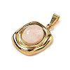 Natural Quartz Crystal Pendants STAS-D209-01G-08-2
