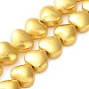 Electroplate Glass Beads Strands EGLA-H109-12F-02-1