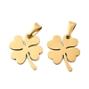 Ion Plating(IP) 304 Stainless Steel Pendants X-STAS-I135-31G-1