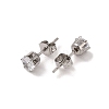 3 Pairs 3 Styles Christmas 304 Stainless Steel Hoop & Studs Earrings Set for Women EJEW-K279-11A-P-4