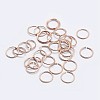 925 Sterling Silver Open Jump Rings STER-F036-02RG-1x6mm-1