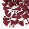 Polycotton(Polyester Cotton) Tassel Pendant Decorations FIND-S275-20P-2