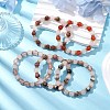 Natural Gemstone Beads Btacelets BJEW-JB10680-2