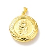 Rack Plating Brass Locket Pendants KK-I688-01G-1