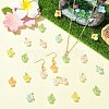 40Pcs 8 Style ABS Plastic Imitation Pearl Pendants PALLOY-CJ00177-6