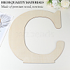 Letter Unfinished MDF Sheets WOOD-WH20012-008C-7