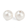 Compressed Cotton Pearl Beads WOVE-V001-A01-12mm-1