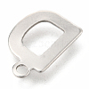 Non-Tarnish 201 Stainless Steel Charms STAS-C021-06P-D-3