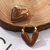 Brass Heart Hoop Earrings EJEW-R013-03G-3