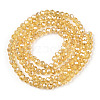 Electroplate Glass Beads Strands EGLA-A034-T1mm-A01-2