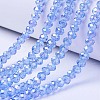 Electroplate Glass Beads Strands EGLA-A044-T1mm-B14-1