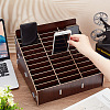 36-Grid Wooden Cell Phone Storage Box AJEW-WH0348-93A-3