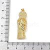 Brass Micro Pave Cubic Zirconia Pendants KK-R230-12G-3