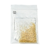 1200Pcs 2 Colors Brass Crimp Beads KK-FS0001-38-6