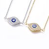 304 Stainless Steel Pendant Necklaces NJEW-L146-06-1