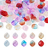 100Pcs 10 Colors Gradient Handmade Lampwork Beads LAMP-TA0001-04-10