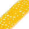 Electroplate Glass Beads Strands EGLA-A044-T4mm-A05-1