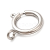 Brass Spring Ring Clasps KK-D407-20P-F-2